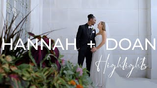 Hannah and Doan McKinney Wedding  Highlights [upl. by Pippo]