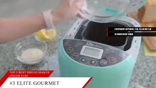 Top 5 Best Bread Maker Under 100  Budget Friendly [upl. by Ardnosal731]