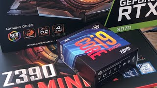 RTX 3070 PC Build  i9 9900k Corsair 4000D Airflow • 4K Gaming for under 1500 [upl. by Coster]