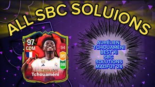 AURELIEN TCHOUAMENI 97 RATED ALL 15 MADFUT SOLUTIONS  MADFUT BEST X1 SBC SOLUTION  MADFUT 24 [upl. by Ettezzil252]