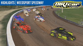 DIRTcar eSports Big Block Modifieds Weedsport Speedway November 10 2021  HIGHLIGHTS [upl. by Weinstein]