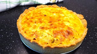 How to Make Delicious Leek Pie  Onion Quiche Recipe  Cook at home [upl. by Ragucci185]