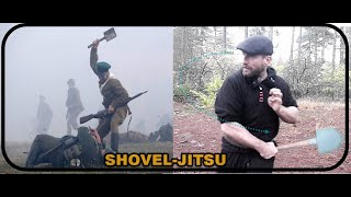 How to use a trench shovel  shovel for selfdefense  trench weapons  Recon Sparring [upl. by Emya986]