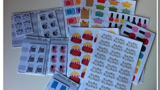 Planner sticker haul amp weekly planner decoration [upl. by Marjorie683]