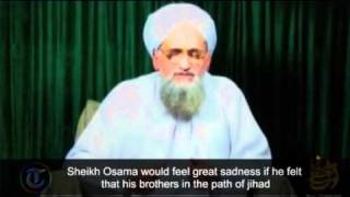 AlQaedas AlZawahiri praises Osama bin Laden in new video message [upl. by Rahab]