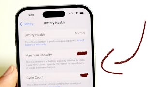 iPhone 15 Battery Health amp Battery Cycle Count After 1 Year [upl. by Farrel886]