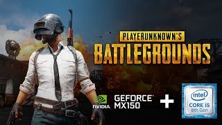 Teste i5 8250U  MX150 2GB  Playerunknows Battlegrouds PUBG Notebook Lenovo Ideapad 320330 [upl. by Ayanat]