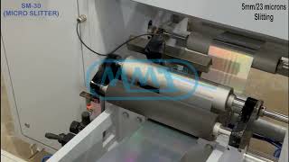 SM30 Micro Slitter 5mm slitting [upl. by Ewen]