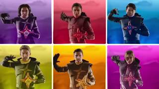 Power Rangers Ninja Steel and Dino Charge Team Morph Fanmade [upl. by Valenza591]