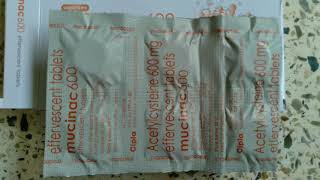 Mucinac 600 tablet Uses Hindi  Acetylcysteine 600mg Effervescent tablets [upl. by Nuahsyt617]