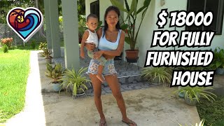 The cost of building a house in the Philippines  Fully furnished house for 18000  4K [upl. by Reyna]