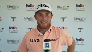 Will Zalatoris Saturday Interview 2024 Fedex St Jude Championship [upl. by Alleuqram]