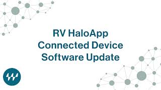 RV Halo App Connected Device Software Update [upl. by Winston]