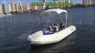 SATURN INFLATABLE BOAT SD470 15 Custom Setup [upl. by Liris]