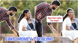 FAKE MONEY STEALING  Sahil Virwani Pranks [upl. by Giusto]