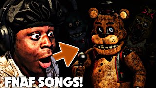 FIRST TIME LISTENING TO FNAF MUSIC FNAF Songs 13 The Living Tombstone REACTION [upl. by Neerom]