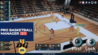 Pro Basketball Manager 23  First Look [upl. by Lamaaj849]