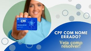 como alterar o nome no CPF [upl. by Epilif]