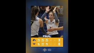 2024 SCAC Volleyball Quarterfinals  Southwestern University  Don Flora amp Emily Marks [upl. by Hamitaf]