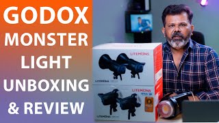 Godox Litemons LA200Bi amp LA150Bi — Complete unboxing review  Hindi  Urdu [upl. by Tiebout]