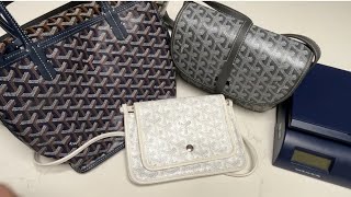 My entire Goyard collection  Plumet Anjou Boheme Belvedere [upl. by Malonis]