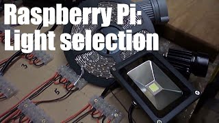 Raspberry Pi Automated Lighting Control  The Light selection [upl. by Tharp]