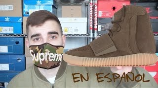 Review Yeezy 750 Chocolate En Español y Supreme [upl. by Luzader]