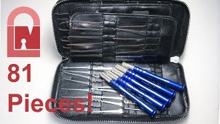 Banggoodcom Review 81in1 Stainless Steel Pick Set [upl. by Treblah]