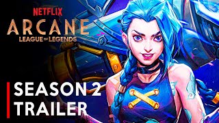 Arcane Season 2  SEASON 2 PROMO TRAILER  Netflix  arcane season 2 trailer [upl. by Blisse870]