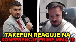 TAKEFUN REAGUJE NA KONFERENCJE PRIME MMA 10 [upl. by Diantha]