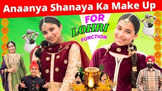 Anaanya amp Shanaya Ka Make Up For Lohri Function  RS 1313 VLOGS  Ramneek Singh 1313 [upl. by Magee]