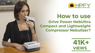 How to use Drive Power Neb Ultra Compact and Lightweight Compressor Nebulizer [upl. by Atisusej109]