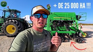 Un John Deere 750A avec plus de 25000Ha au compteur pour semer en 2024 [upl. by Johnny97]