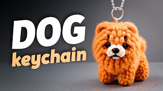 Dog Keychain Crochet Pattern [upl. by Subak88]