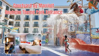 Review Courtyard by Marriott Anaheim Theme Park Entrance [upl. by Mahtal]