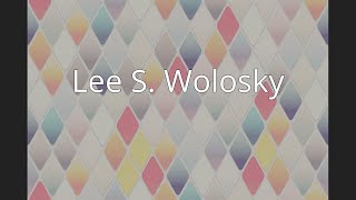 Lee S Wolosky [upl. by Down570]