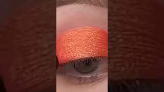 Orange eye makeup tutorial [upl. by Furtek560]