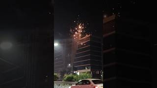 Beautiful fireworks 🎇🔥 Diwali festival  diwali shorts viralshorts [upl. by Garnes]