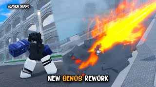 New Genos Rework Showcase  Heaven Stand [upl. by Ylrebme970]