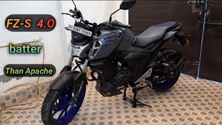 YAMAHA FZS V4 Dual ABS all Detailed Review  On Road Price features Mileage 👌 [upl. by Pierette875]