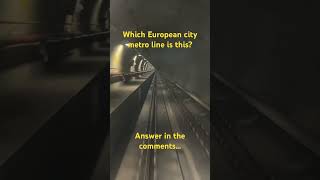 Guess this European city metro line europe metro game underground publictransport subway yts [upl. by Clotilde]