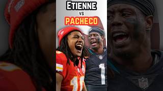 🚨Travis Etienne Vs Isiah Pacheco🚨 nfl fantasy football sports footballplayer reelsinstagram [upl. by Ronoh]