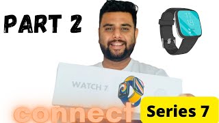 how to connect series 7 smartwatch in hindi  a2376 model [upl. by Aivatco808]