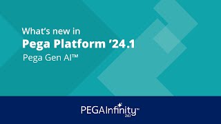 Whats new in Pega Platform 241 Pega Gen AI [upl. by Llessur]