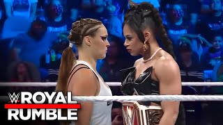 Ronda Rousey Vs Bianca Belair  Full match  WWE April 30 2024 [upl. by Hnamik386]