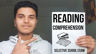 Selective School Exam Tips and Tricks  READING COMPREHENSION [upl. by Yettie922]