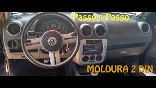 Montagem Moldura 2din  VW G4 [upl. by Dahsraf]