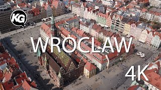 Wroclaw Poland 4K fly aerial video  Вроцлав Польша [upl. by Unam134]