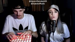 Alguien robó  Sebastian Yatra Cover Instagram Karen Méndez amp Juacko [upl. by Gnuhc309]