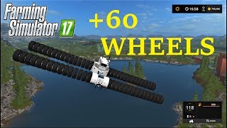 Farming Simulator 17  60 WHEELS VERY FAST BIG BUD TRACTOR [upl. by Wolfe]